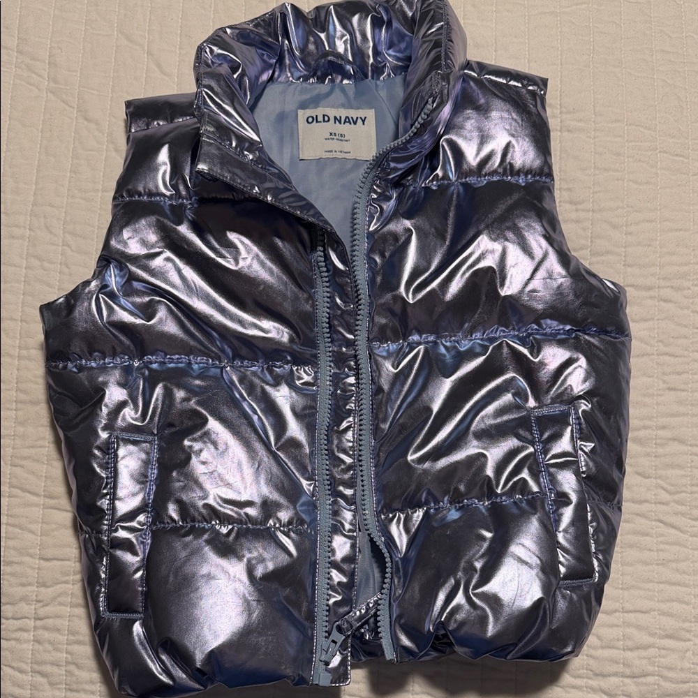 Old Navy Kids Shiny Metallic Vest
